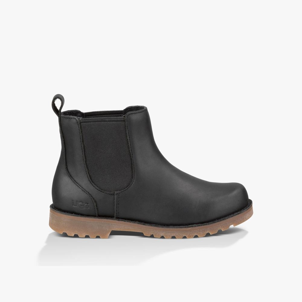 Bottes UGG Callum Chelsea Fille Noir Soldes 192AKFEC